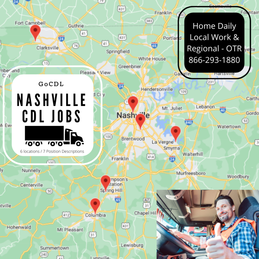 Nashville CDL Jobs - Featured